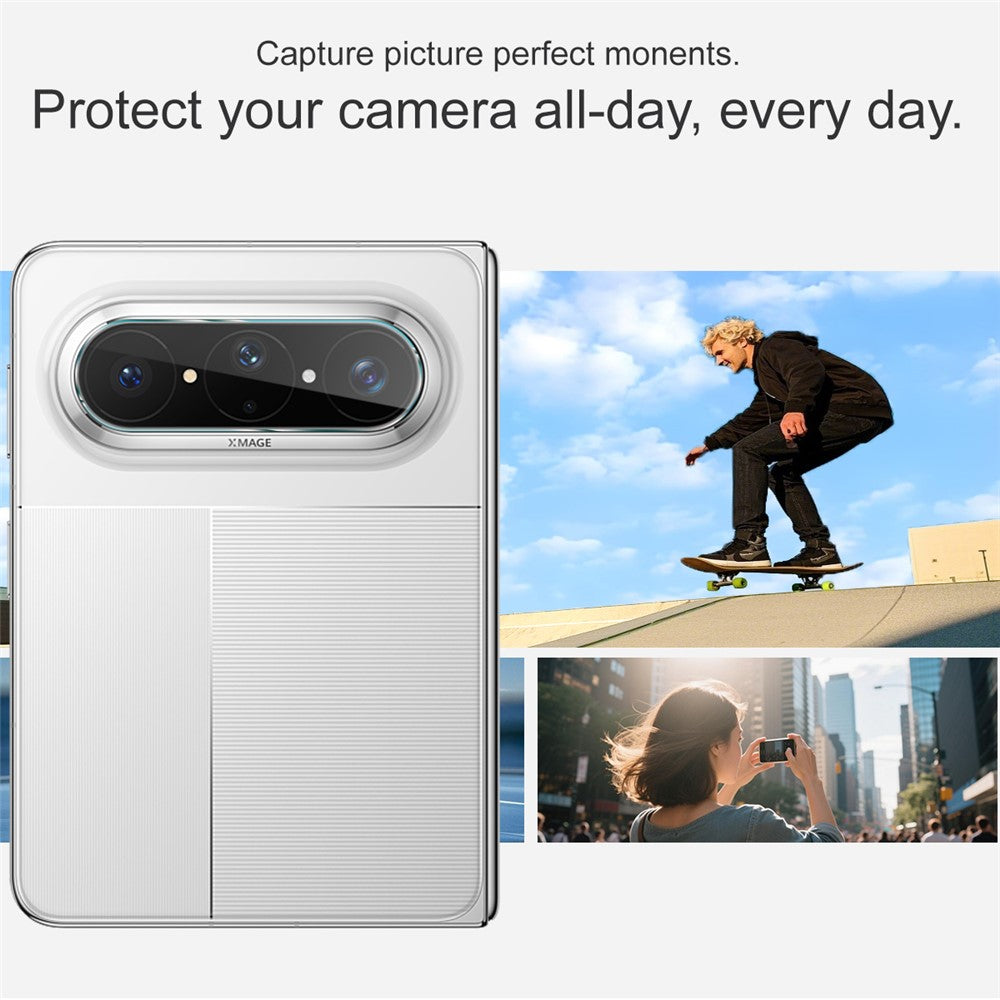 IMAK For Huawei Pura X Max Camera Lens Protector Slim Tempered Glass Full Coverage Lens Film