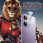 IMAK For Xiaomi Redmi 15a 5G Tempered Glass Full Cover Camera Lens Protector + Acrylic Lens Cap
