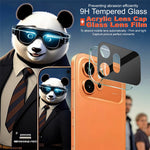 IMAK For Honor 600 5G hærdet glas fuld dækning linsefilm + akrylkappe