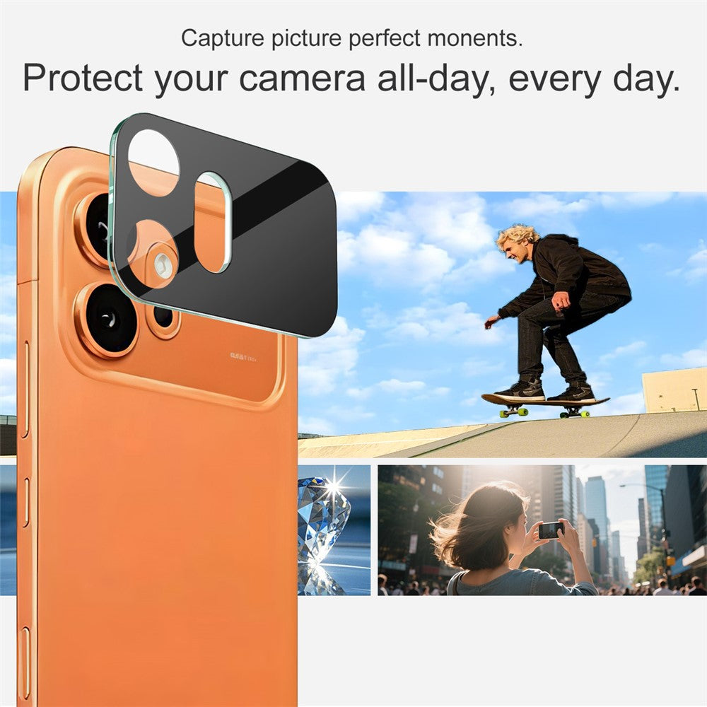 IMAK For Honor 600 5G hærdet glas fuld dækning linsefilm + akrylkappe