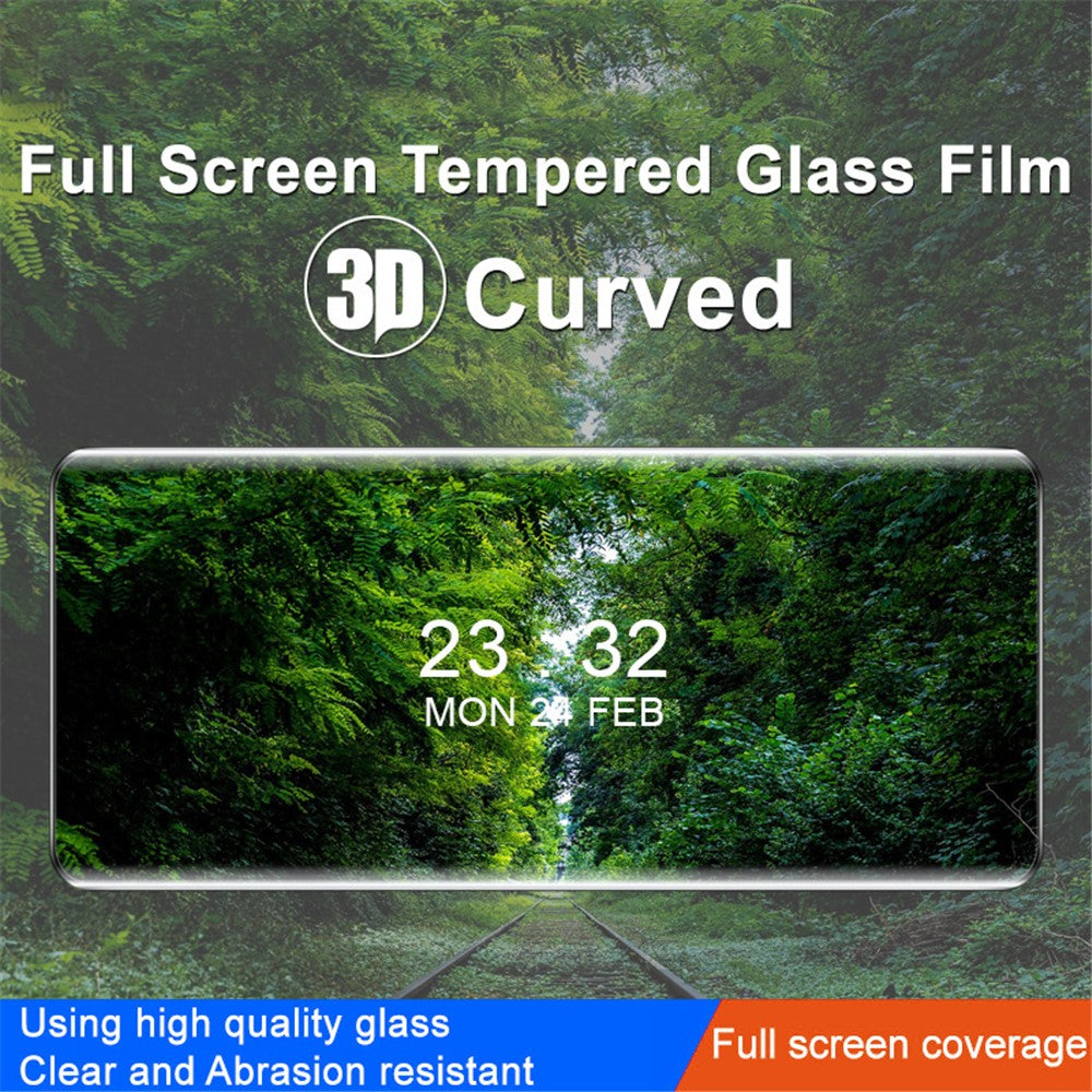 IMAK For Xiaomi 13 Pro 5G Anti-explosion 3D Curved HD Tempered Glass Film Side Glue Anti-scratch Full Coverage Screen Protector
