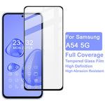 IMAK Pro+ Serie til Samsung Galaxy A54 5G HD Hærdet Glasfilm Anti-fingeraftryk Fuld Dækning Følsom Berøringsskærmbeskytter