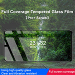 IMAK Pro+ Serie til Samsung Galaxy A54 5G HD Hærdet Glasfilm Anti-fingeraftryk Fuld Dækning Følsom Berøringsskærmbeskytter