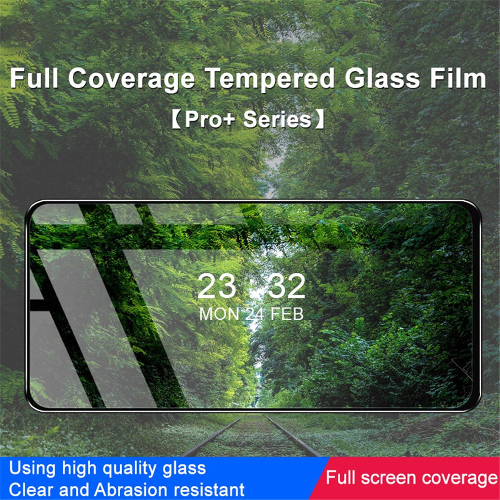 IMAK Pro+ Serie til Samsung Galaxy A54 5G HD Hærdet Glasfilm Anti-fingeraftryk Fuld Dækning Følsom Berøringsskærmbeskytter