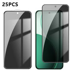 Oppo F33 5G 25 st. anti-spion skärmskydd sidentryck hög aluminium-kisel glas heltäckande anti-fingeravtryck sekretessfilm