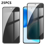 Til Honor X8d 4G 25 Stk. Anti-spion Skærmbeskytter Silketryk Højaluminiums-siliciumglas Fuld Dækning Anti-fingeraftryk Privacy Film