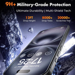 For iPhone 13 Pro Max 25Pcs Full Cover Screen Protector Silk Printing Ultra Clear High Aluminium-silicon Glass Film