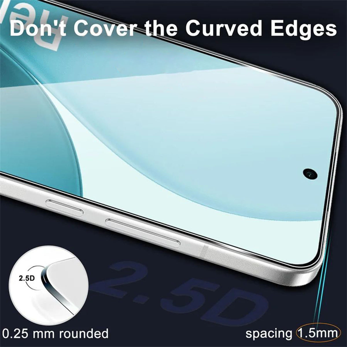 For Oppo F33 5G 25Pcs Full Cover Screen Protector Silk Printing Ultra Clear High Aluminium-silicon Glass Film
