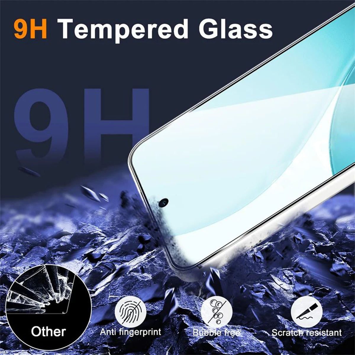 For Oppo F33 Pro 5G 25Pcs Full Cover Screen Protector Silk Printing Ultra Clear High Aluminium-silicon Glass Film