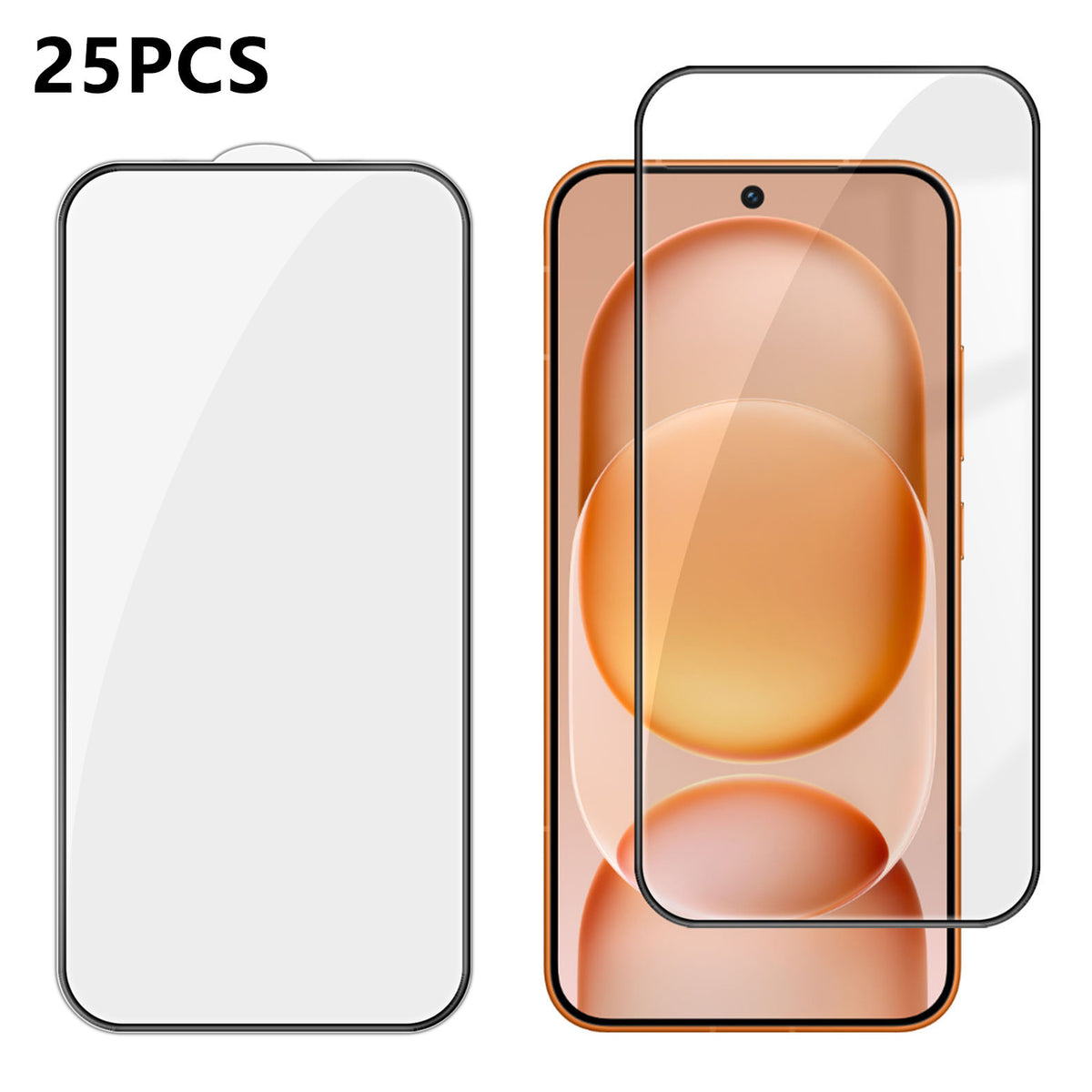 For Honor Magic8 Pro Air 5G 25Pcs Full Cover Screen Protector Silk Printing Ultra Clear High Aluminium-silicon Glass Film