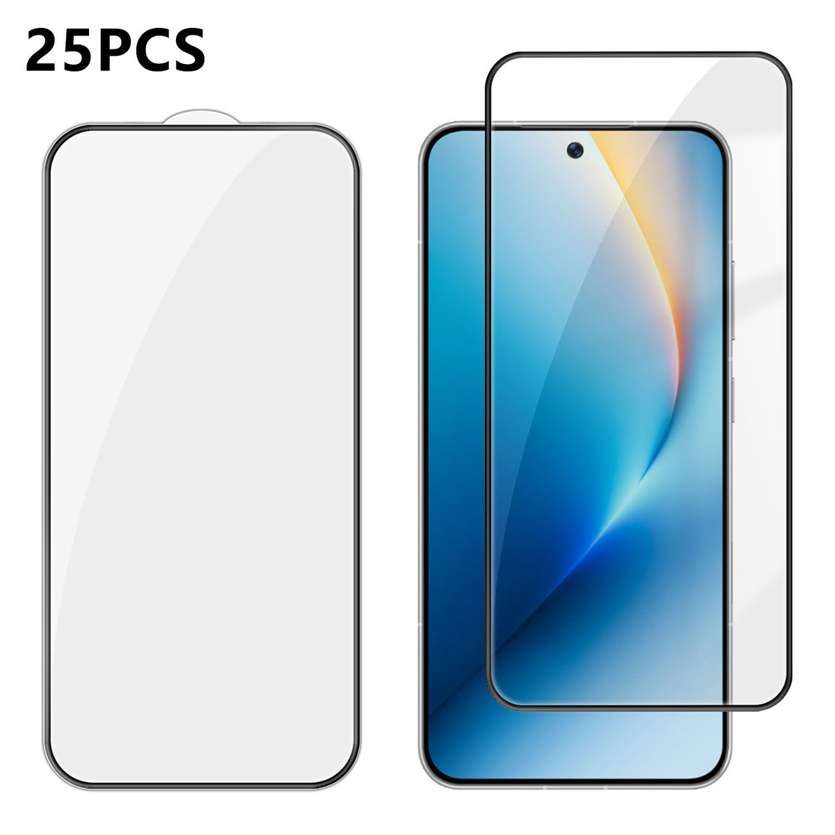 For Honor Win RT 5G / Honor Win 5G 25 stk Fuld dækning skærmbeskytter silkeprint ultra klar højaluminium-siliconglasfilm