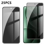 Xiaomi Redmi K80 5G 25 st. antispionskärmskydd silkestryck hög aluminium-kiselglas heltäckande anti-fingeravtryck sekretessfilm