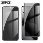Xiaomi 14T 25 st. antispionskärmskydd silkestryck hög aluminium-kiselglas heltäckande anti-fingeravtryck sekretessfilm