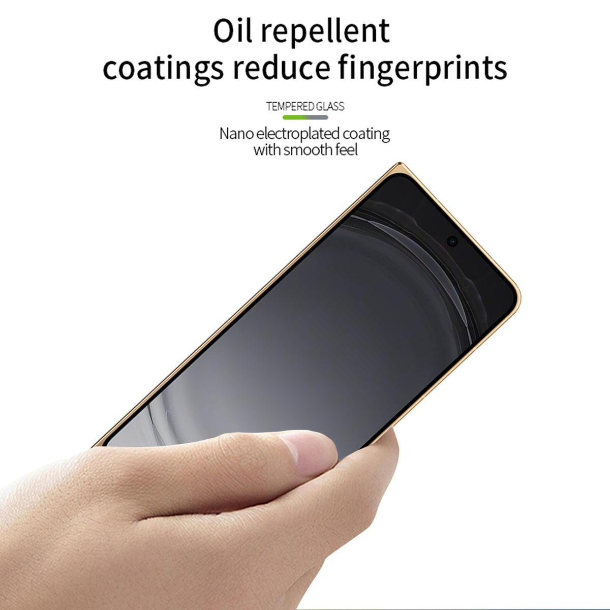 MOFI for Oppo Find N6 5G Screen Protector 9H Full Glue Full Coverage High Aluminum-Silicon Glass Film