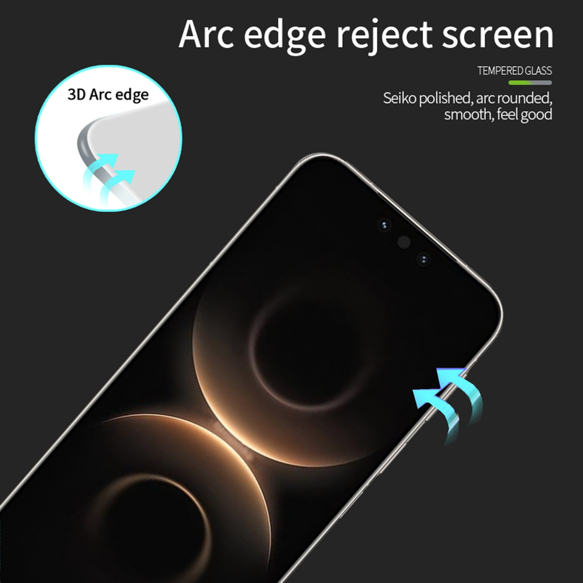 MOFI for Huawei Mate 80 Screen Protector  9H 3D Curved Full Glue Full Coverage Tempered Glass Film