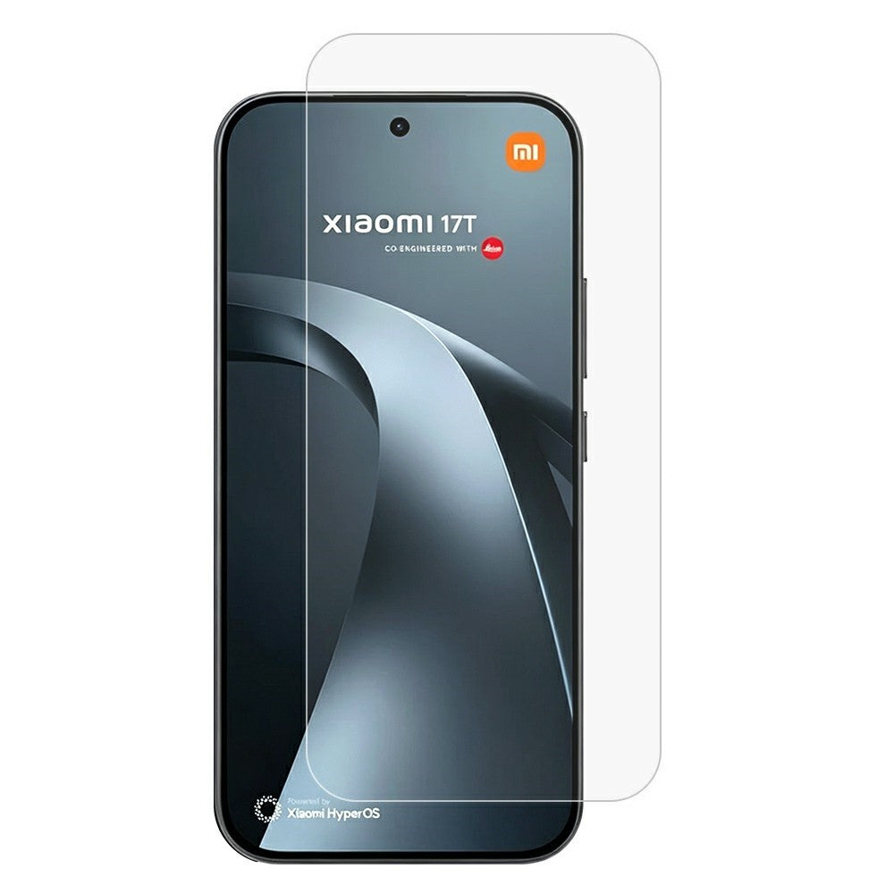 AMORUS For Xiaomi 17T Pro High Aluminum-silicon Glass Film Anti-Scratch 2.5D Arc Edge Screen Protector, NOT Complete Covering