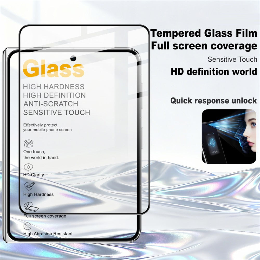 IMAK Pro+ Series For Huawei Pura X Max Tempered Glass Full Screen Protector Sensitive Touch Film
