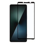 Til Sony Xperia 1 VIII Skærmbeskytter Silke Tryk Fuld Lim Fuld Dækning Hærdet Glas Skærmfolie