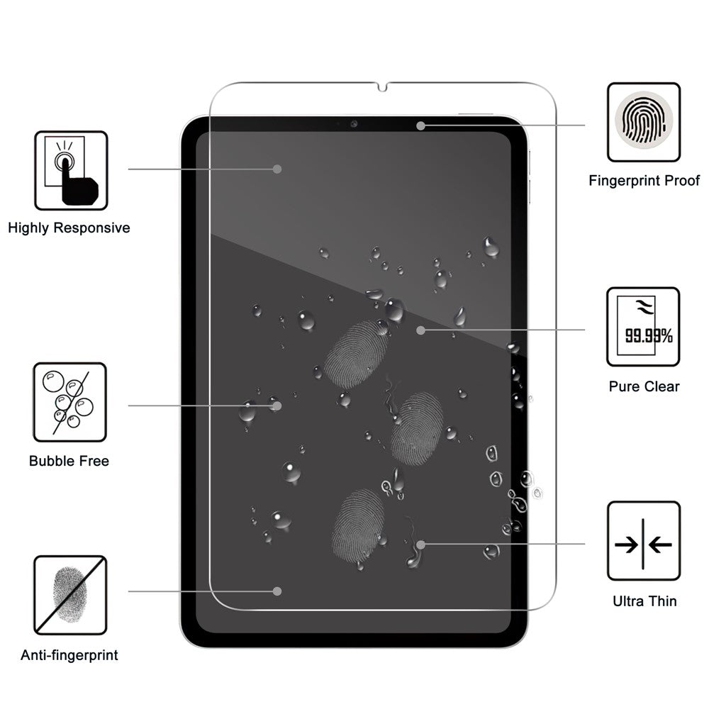For Xiaomi Redmi K Pad 2 Screen Protector Anti-Shatter Arc Edge Tempered Glass Film