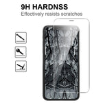 LAJABONI 2Pcs HD Clear Screen Protector For iPhone 11  /  XR 6.1 inch Anti-Explosion 2.5D Arc Edge Not Complete Covering Tempered Glass Screen Film