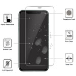 LAJABONI 2Pcs HD Clear Screen Protector For iPhone 11 Pro Max  /  XS Max 6.5 inch Anti-Explosion 2.5D Arc Edge Not Complete Covering Tempered Glass Screen Film