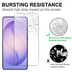 LAJABONI 2Pcs For Samsung Galaxy S22+ 5G HD Clear Screen Protector Anti-Explosion 2.5D Arc Edge Not Complete Covering Tempered Glass Screen Film