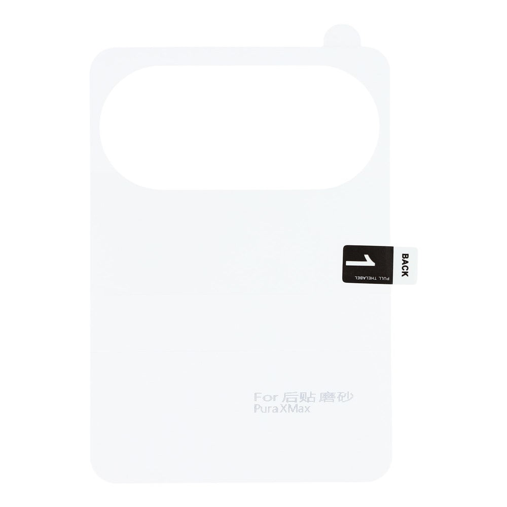 For Huawei Pura X Max Hydrogel Film Set Matte Anti-fingerprint Front + Inside + Back Cover TPU Screen Protector