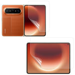 1 Set Protective Film For Huawei Pura X Max Front and Inside Full Cover Ultra Clear Hydrogel TPU Protector