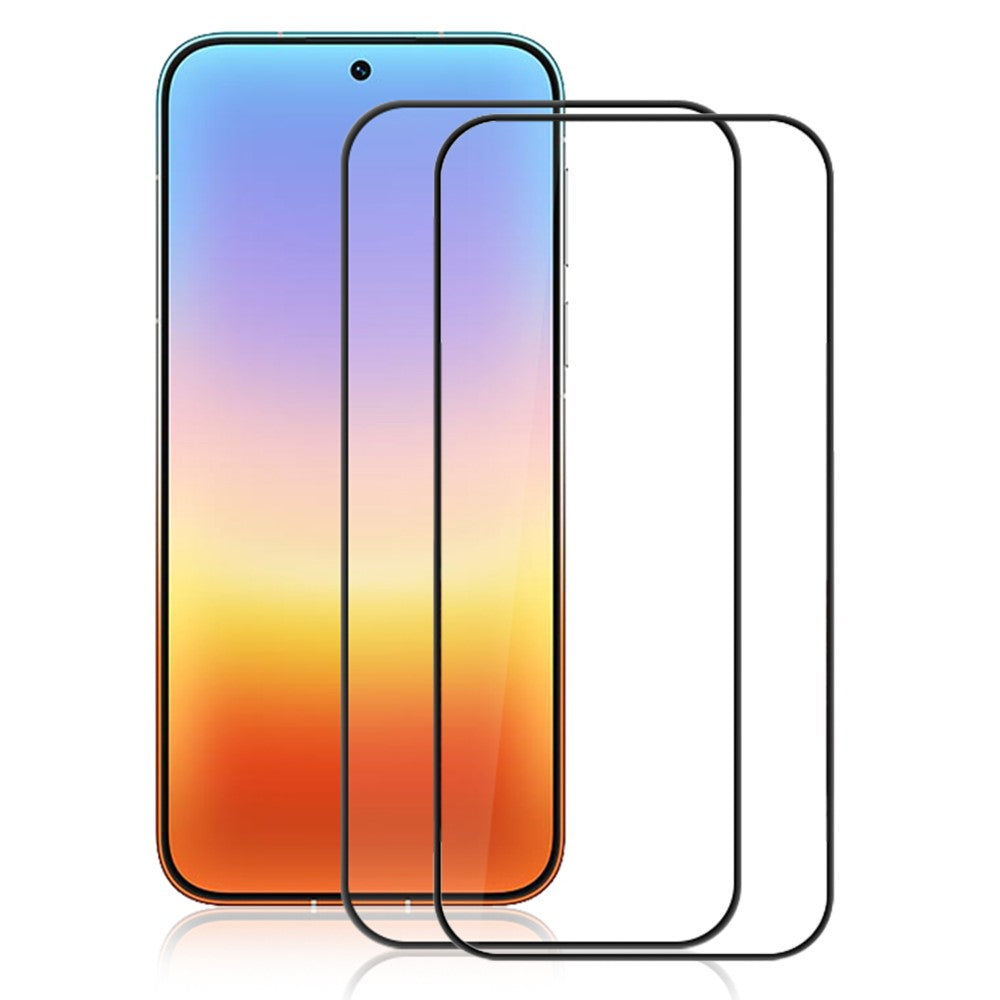 AMORUS 2Pcs For Huawei Pura 90 Pro Max Full Screen Protector Shatterproof Silk Printing Full Glue Tempered Glass Film
