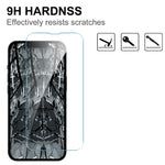 LAJABONI 2Pcs For iPhone 13 mini HD Clear Screen Protector Anti-blue-ray Not Full Coverage Tempered Glass Screen Film