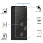 LAJABONI 2Pcs For Samsung Galaxy A06 4G HD Clear Screen Protector Anti-blue-ray Not Complete Covering Tempered Glass Screen Film