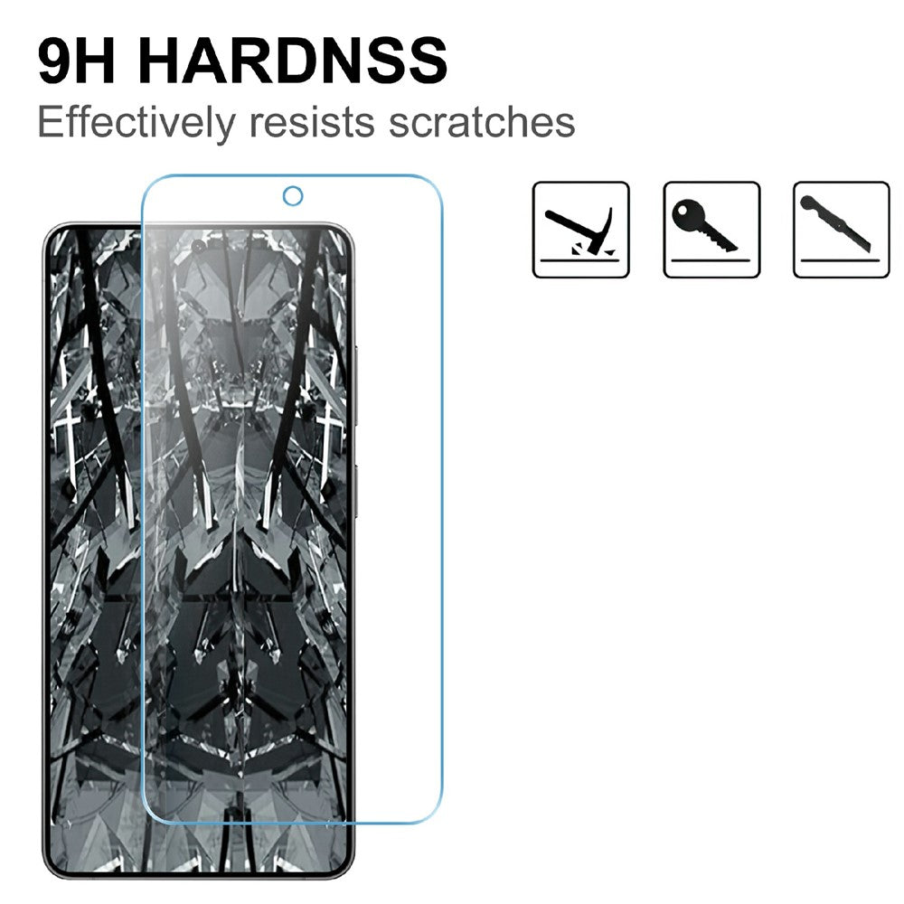 LAJABONI 2Pcs For Samsung Galaxy A06 4G HD Clear Screen Protector Anti-blue-ray Not Complete Covering Tempered Glass Screen Film