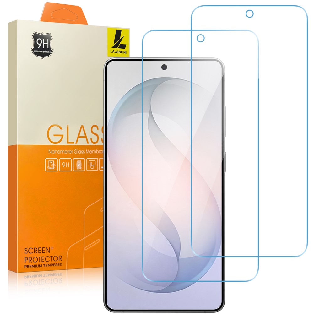 LAJABONI 2Pcs For Samsung Galaxy S21 FE 5G HD Clear Screen Protector Anti-blue-ray Not Complete Covering Tempered Glass Screen Film