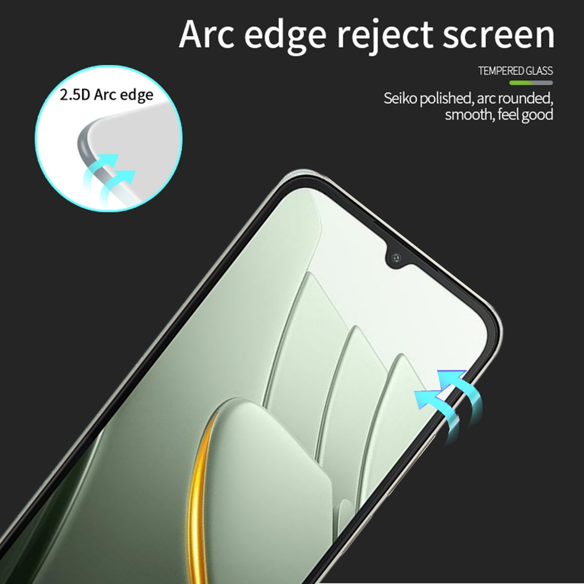 MOFI for Xiaomi Poco C81 4G / Xiaomi Poco C81 Pro 4G Screen Protector 9H Full Glue Full Coverage High Aluminum-Silicon Glass Film