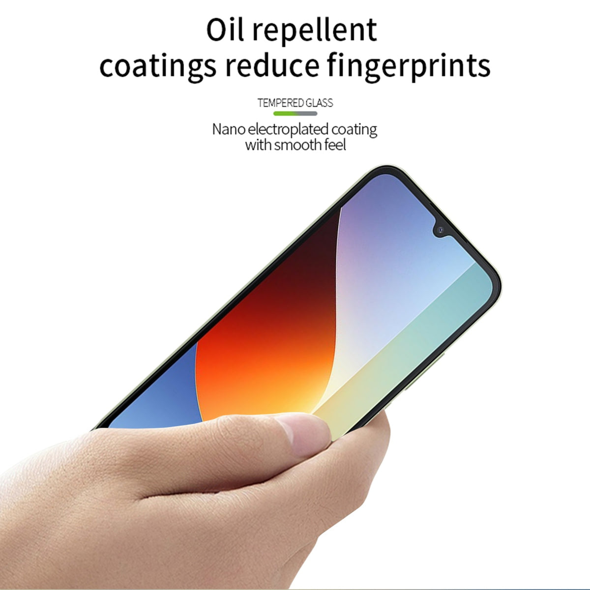 MOFI for Xiaomi Redmi A7 Pro 5G / Xiaomi Redmi 15a 5G Screen Protector 9H Full Glue Full Coverage High Aluminum-Silicon Glass Film