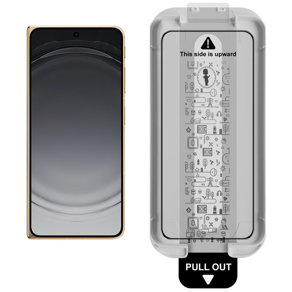 IMAK Tempered Glass For Oppo Find N6 5G Full Screen Protector Full Glue Film with Dust-free Installation Tool