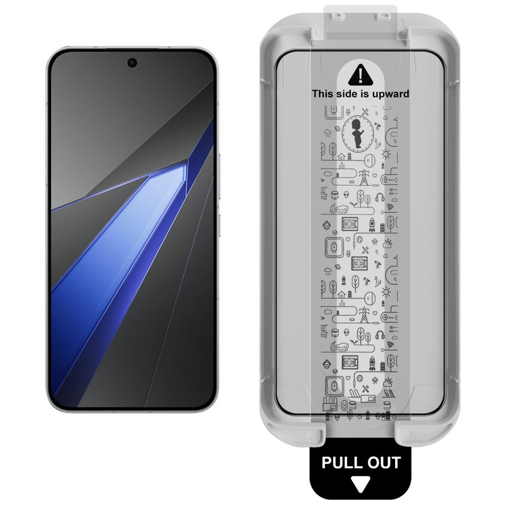 IMAK Tempered Glass For Oppo K15 Pro 5G Full Screen Protector Full Glue Film with Dust-free Installation Tool (Fingerprint Unlock)