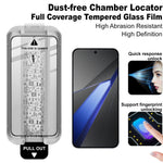 IMAK Tempered Glass For Oppo K15 Pro 5G Full Screen Protector Full Glue Film with Dust-free Installation Tool (Fingerprint Unlock)