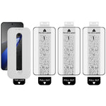 IMAK 3Pcs Tempered Glass For Oppo K15 Pro 5G Full Screen Protector Full Glue Film with Dust-free Installation Tool (Fingerprint Unlock)