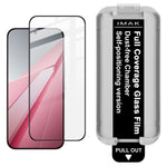 IMAK Tempered Glass For Oppo K15 Pro+ 5G Full Screen Protector Full Glue Film with Dust-free Installation Tool (Fingerprint Unlock)