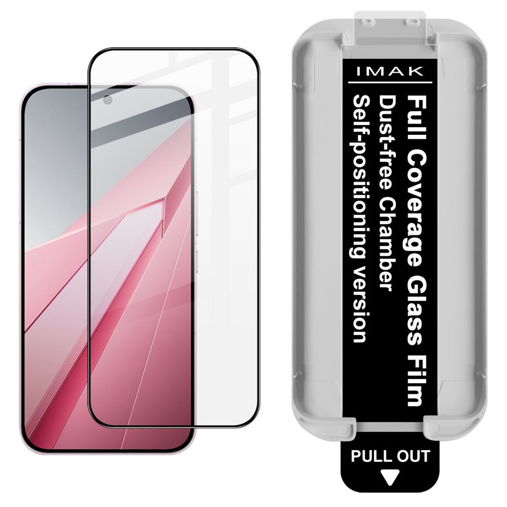 IMAK Tempered Glass For Oppo K15 Pro+ 5G Full Screen Protector Full Glue Film with Dust-free Installation Tool (Fingerprint Unlock)