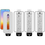 IMAK 3 st. härdat glas för Huawei Pura 90s Pro 5G / Pura 90 Pro helskärmsskydd helhäftad film med dammfritt installationsverktyg (fingeravtryckslåsning)