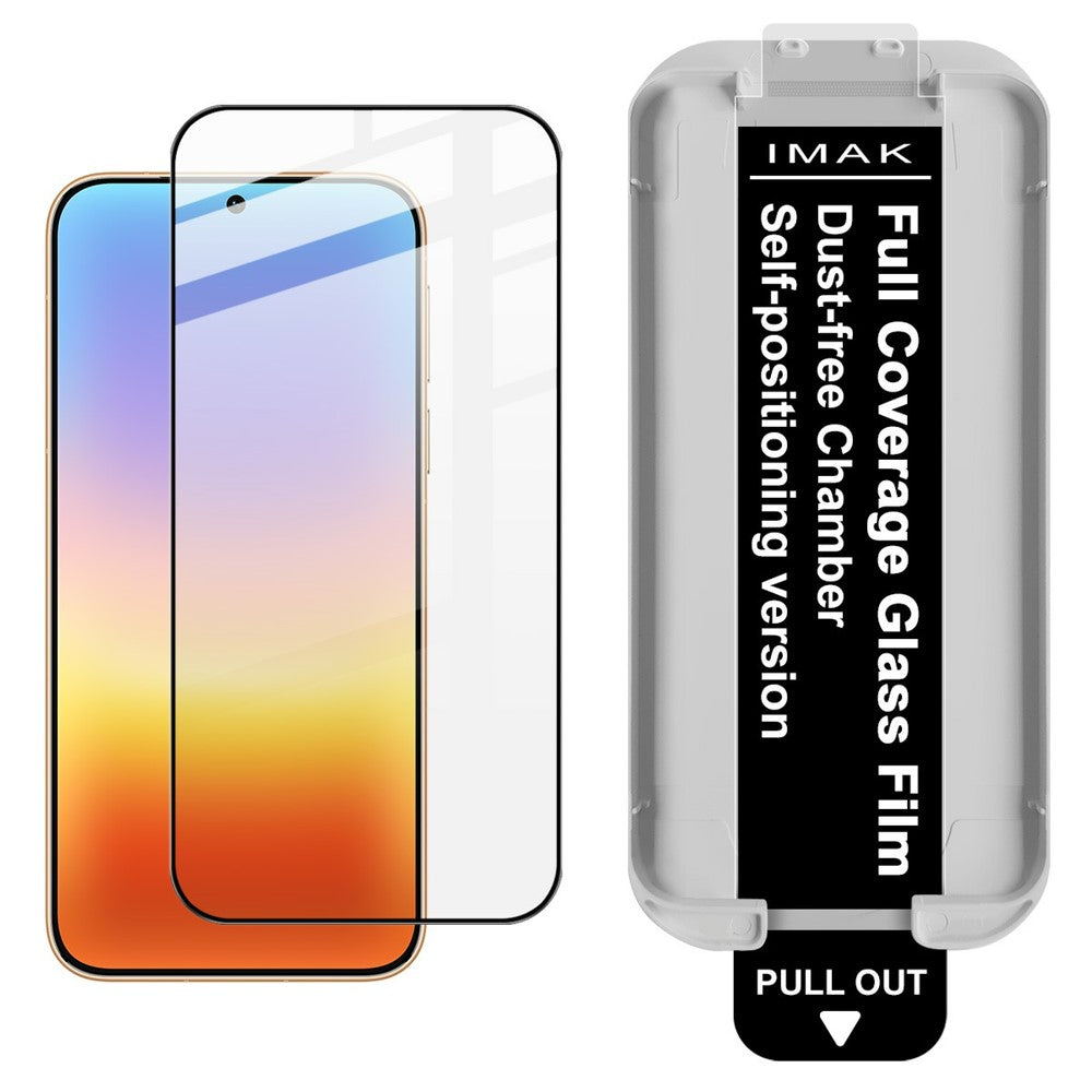 IMAK Härdat Glas För Huawei Pura 90s Pro 5G / Pura 90 Pro Helskärmsskydd Helhäftande Film med Dammfritt Monteringsverktyg