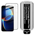 IMAK Härdat Glas För Xiaomi Redmi K90 Max 5G / K90 Ultra 5G Helskärmsskydd Helhäftande Film med Dammfritt Monteringsverktyg (Fingeravtryckslåsning)