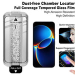 IMAK Tempered Glass For Xiaomi Redmi K90 Max 5G / K90 Ultra 5G Full Screen Protector Full Glue Film with Dust-free Installation Tool (Fingerprint Unlock)