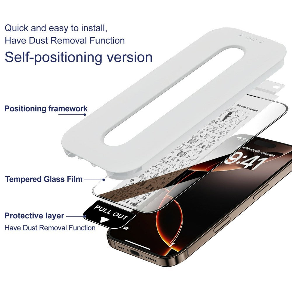 IMAK Tempered Glass For Xiaomi Redmi K90 Max 5G / K90 Ultra 5G Full Screen Protector Full Glue Film with Dust-free Installation Tool (Fingerprint Unlock)