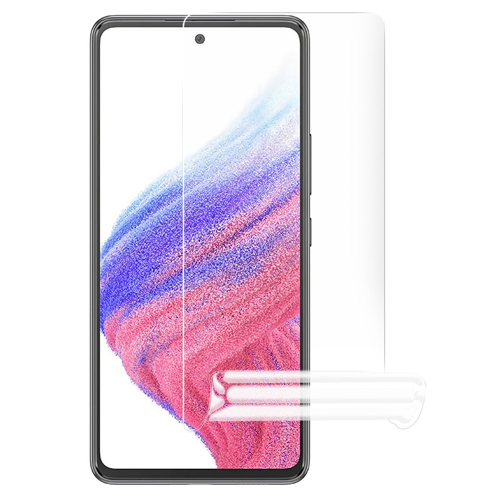 Til Samsung Galaxy A54 5G blød PET mobiltelefon skærmbeskytter høj gennemsigtighed HD hydrogel film