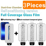 IMAK 3Pcs For Huawei Pura 90 Tempered Glass Full Screen Protector Full Glue Film with Dust-free Installation Tool