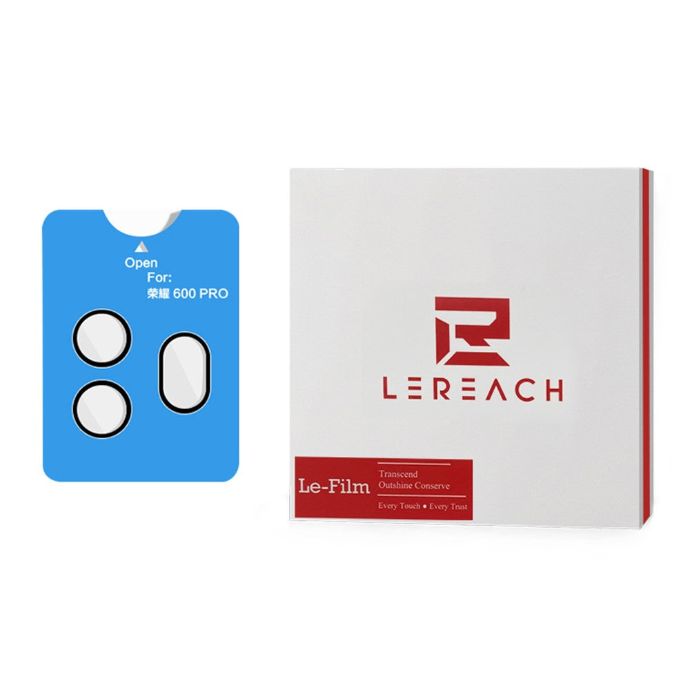 LEREACH for Honor 600 Pro 5G Tempered Glass Camera Lens Protector Ultra-thin Full Cover Invisible Lens Film