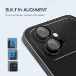 LEREACH for Honor 600 Pro 5G Tempered Glass Camera Lens Protector Ultra-thin Full Cover Invisible Lens Film